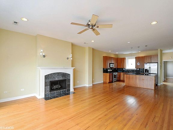 The living areas have been freshly painted in a lighter neutral tone