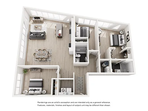 Floor plan Castle 1B