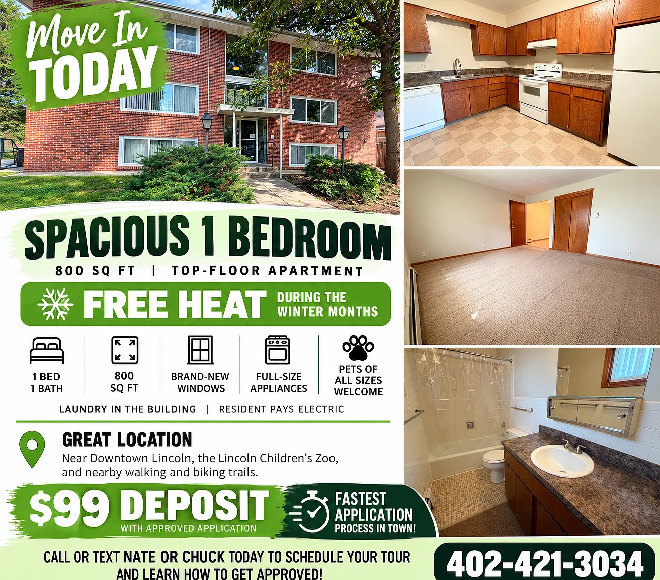 1 bed, 800 sqft, $849 — Photo 2