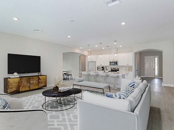 Sapphire new construction home plan interior great room by William Ryan Homes Tampa