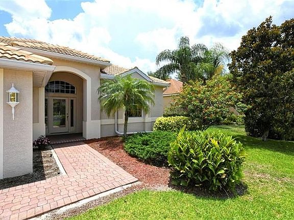 Nice covered Paver brick Entry