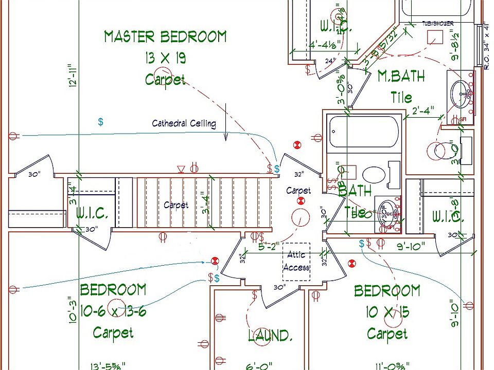 Second floor as built