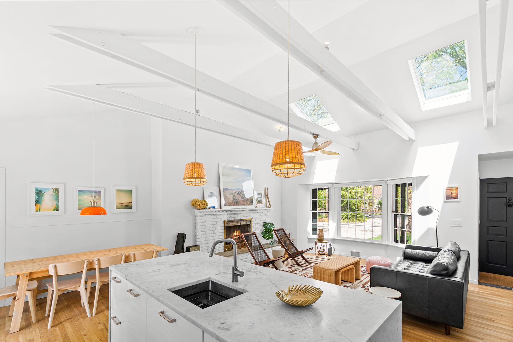  Eat-In Kitchen with Marble Island