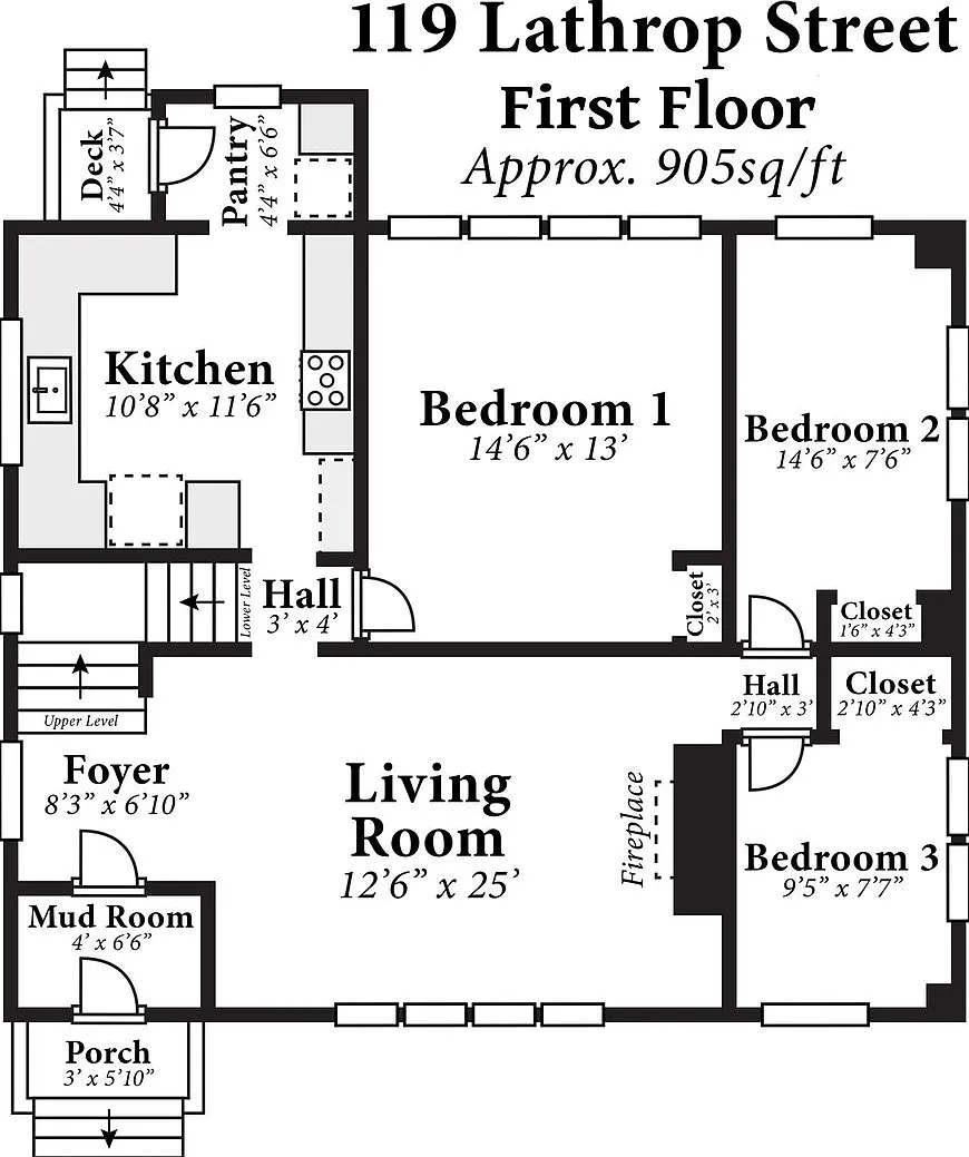 119 Lathrop St (6 BR+++) - Tallard Apartments — Photo 2