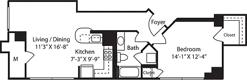 Floor plan Commonwealth