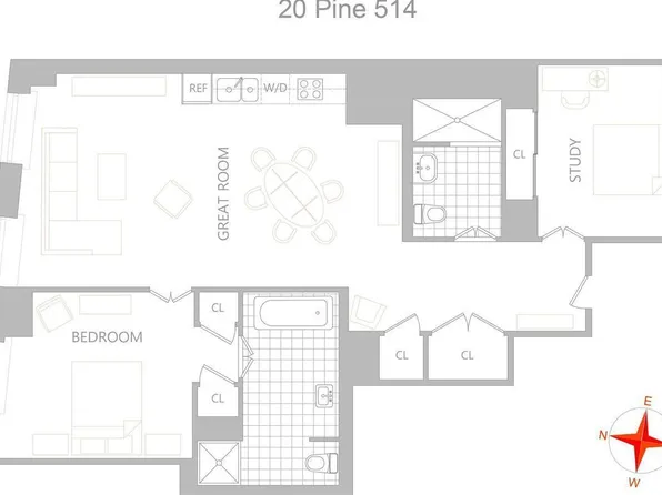 18-20 Pine St #514, New York, NY 10005