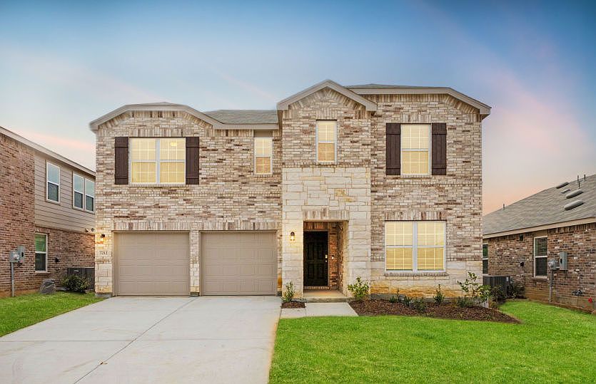 The Thomaston, a two-story home with shutters