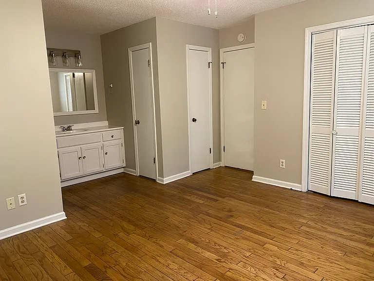Master bedroom and masterbath vanity.