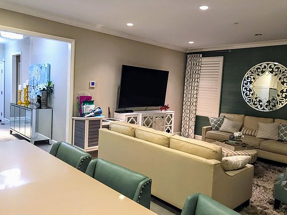 View of living room from kitchen