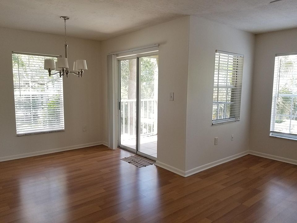 view into living room and dining area