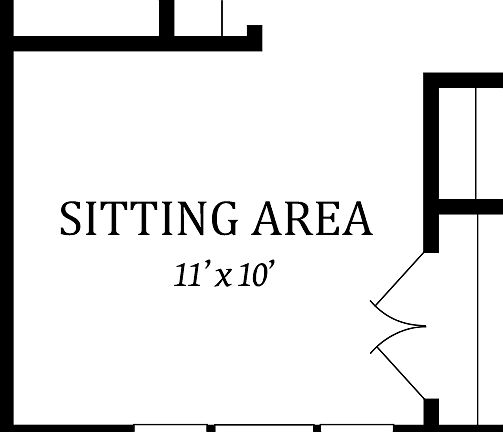 Optional Sitting Area In Lieu of Bedroom 3