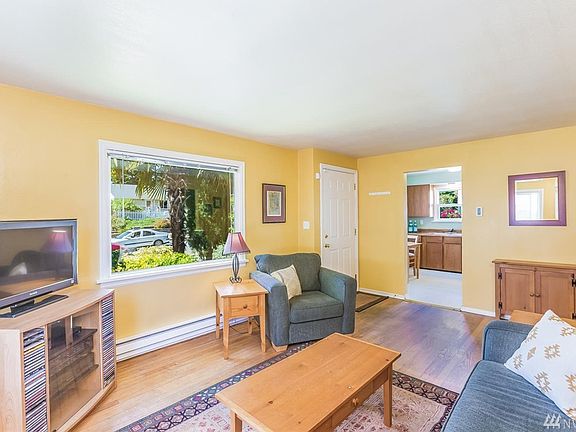 Picture window lets in lots of light.