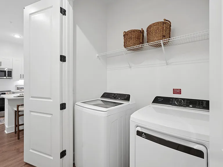 Laundry Room with Full-size Washer and Dryer