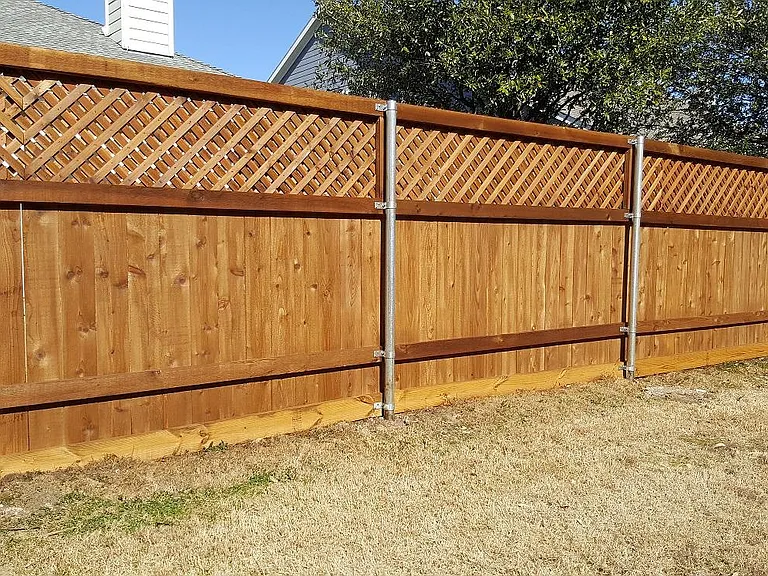 backyard new fence