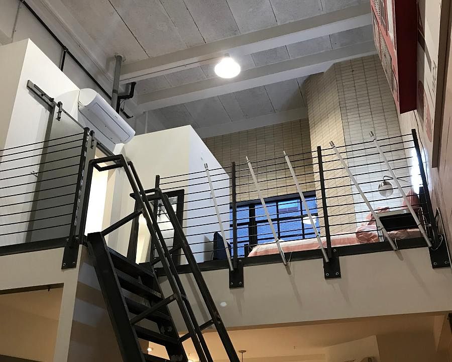Entry view of loft
