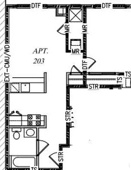 1 bed, 575 sqft, $1,950 — Photo 2