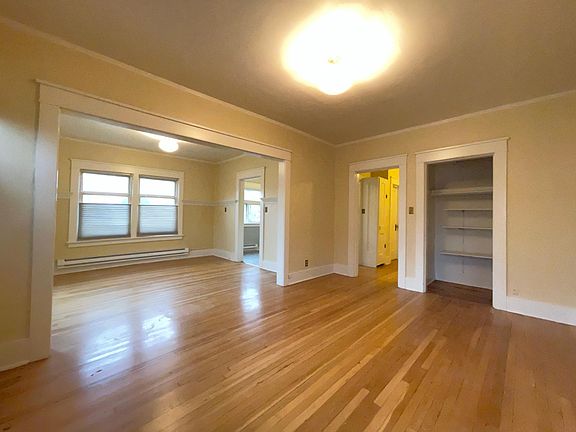 Large closet features in living room