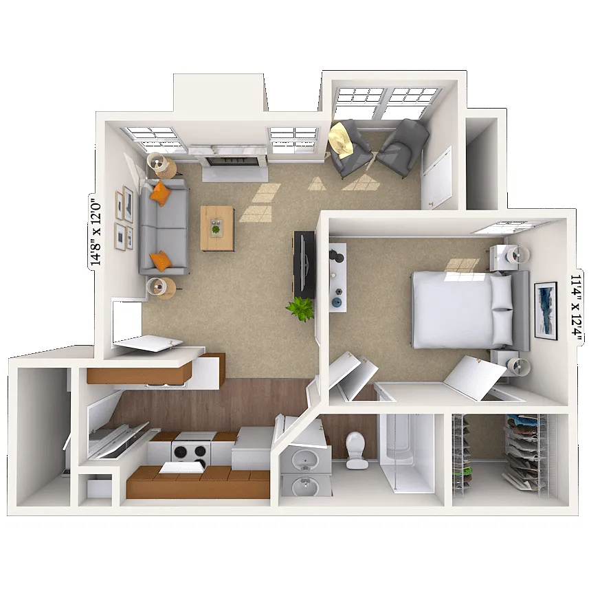 Floor plan Maxwell