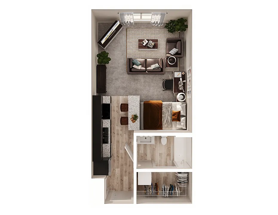 Floor plan Studio