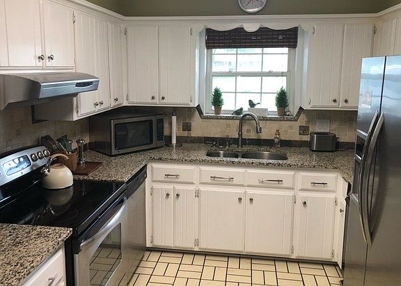 New granite counters and updated matching appliances