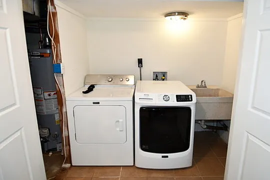 Washer and dryer included