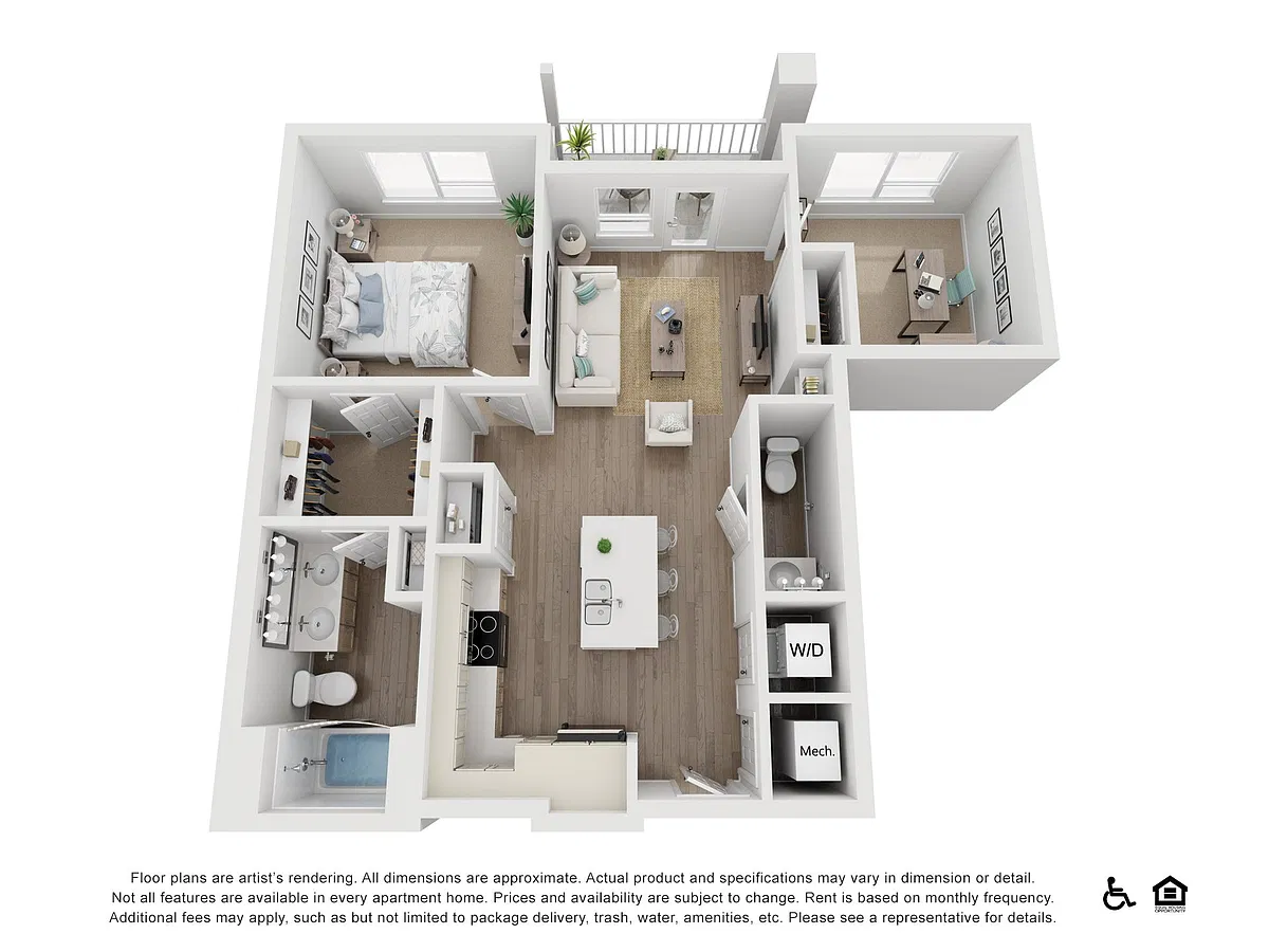 Floor plan A-3D