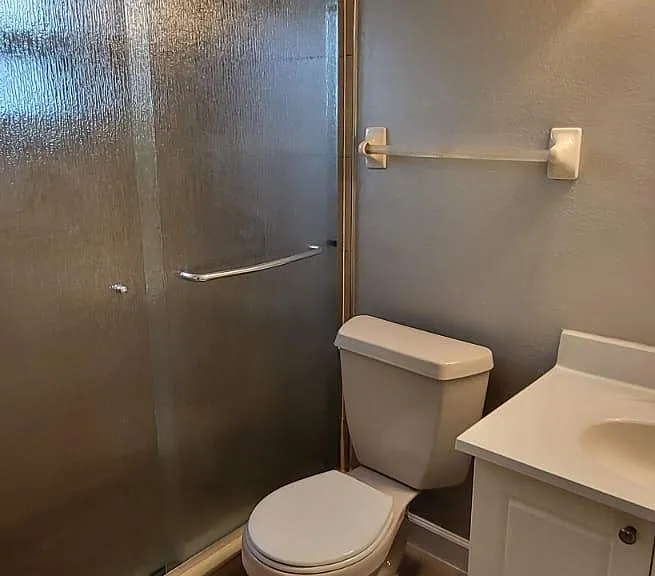 Master bathroom with shower