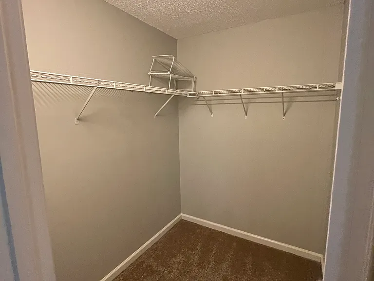 Walkin primary closet