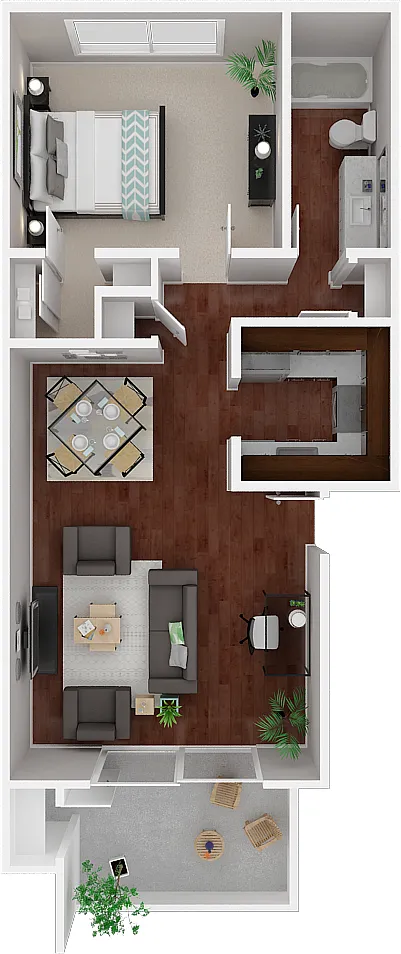 Floor plan The Solano
