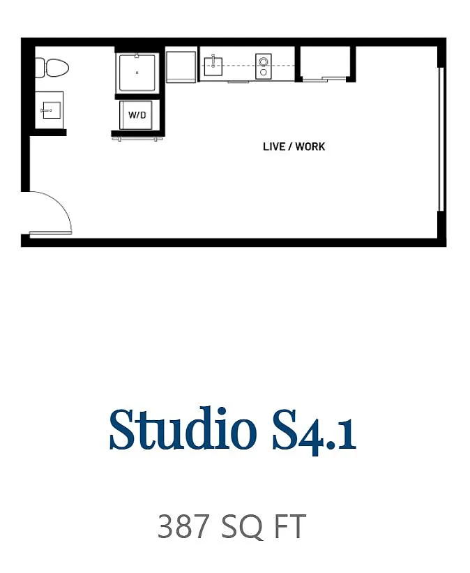 Floor plan Studio S4.1