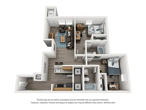 Floor plan B1 Floor Plan - Limited Availability
