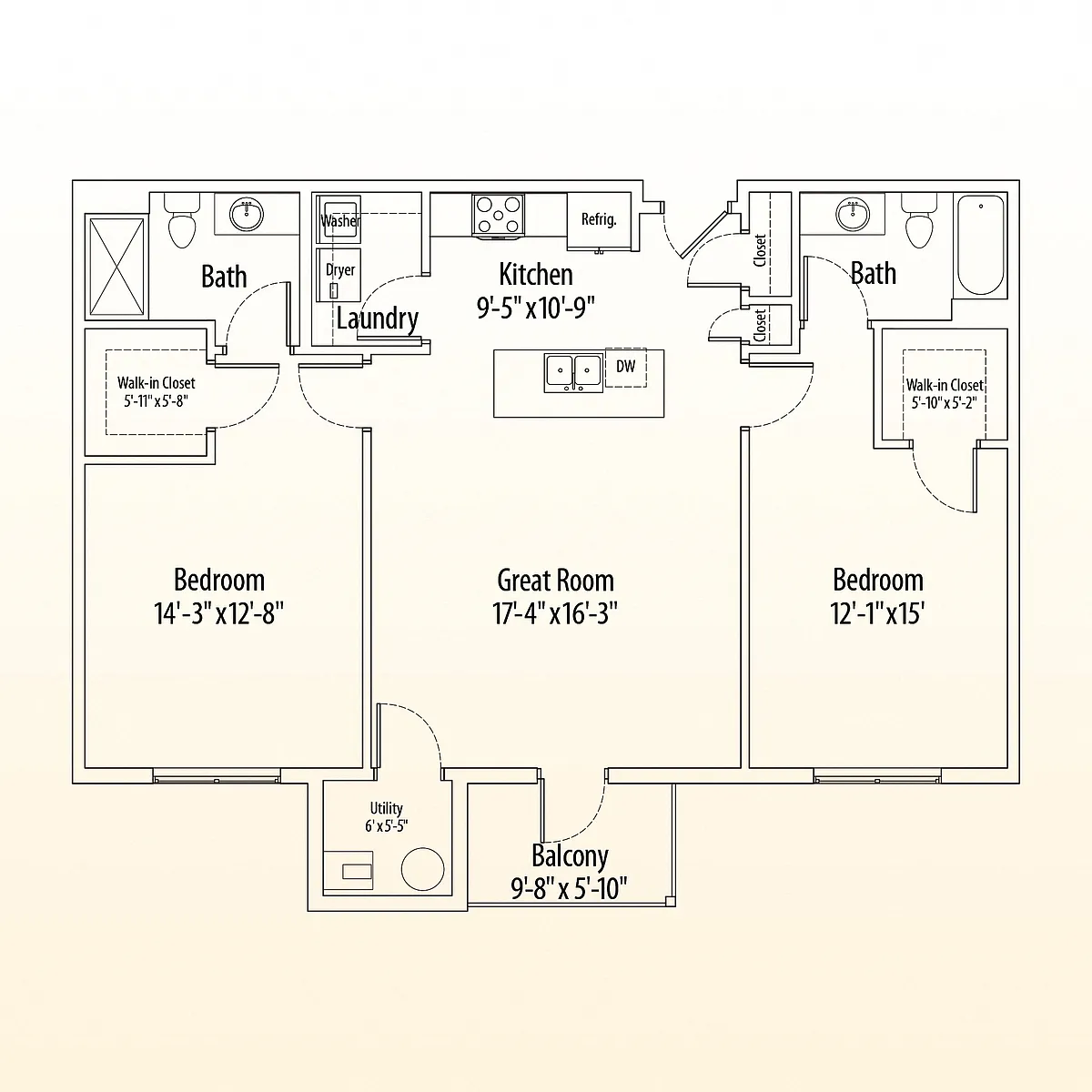 Floor plan AveryE