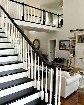 The foyer with view of th