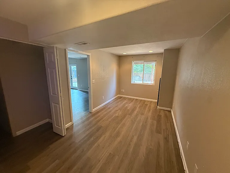 Basement bedroom