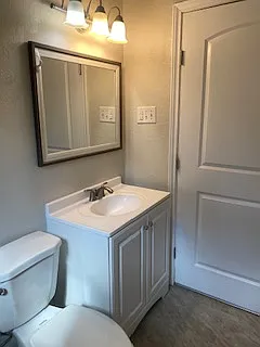 Bathroom vanity and sink