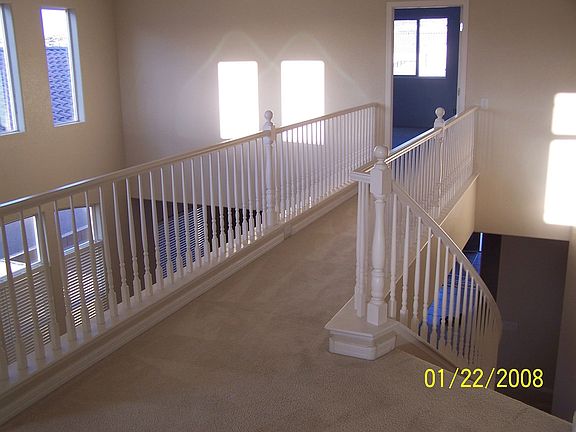 bridge to master bedroom