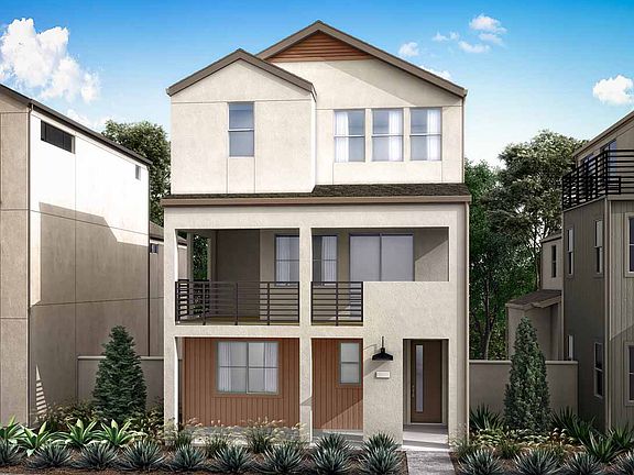 Contemporary Farmhouse Exterior Style Rendering