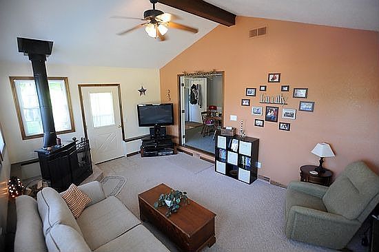 New addition with fireplace