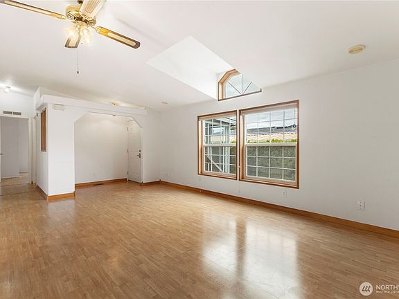 Sunroom off living room>