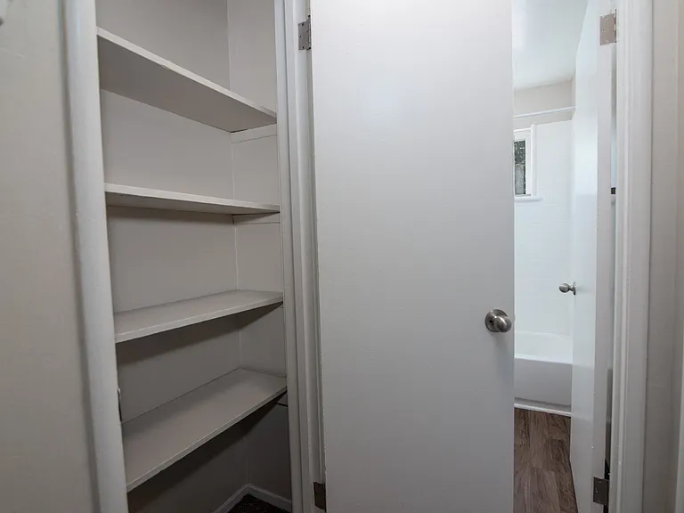 Marlboro Manor Vacant apartment hall storage closet
