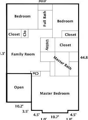 Floor Plan Upstairs