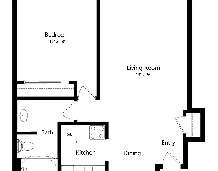 Poplar with Patio/Balcony | Valley View Apartments | Apartments in Madison, WI Poplar with Patio/Balcony | Valley View Apartments | Apartments in Madison, WI