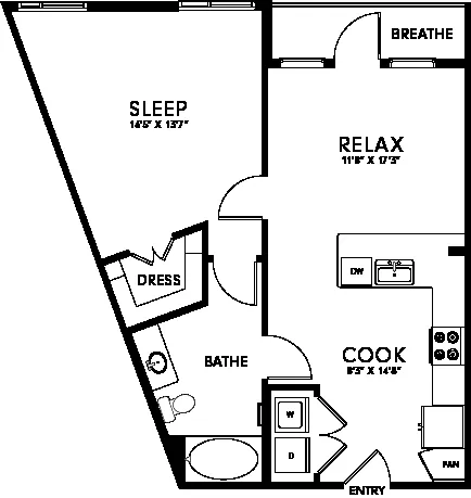 Floor plan A1C