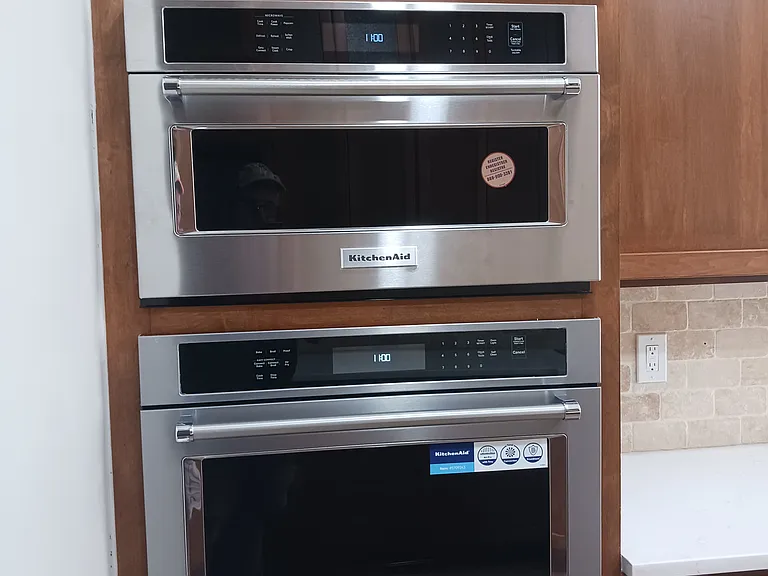 Microwave and oven