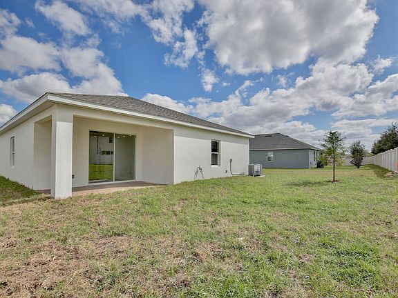 Rear Elevation and Covered Patio