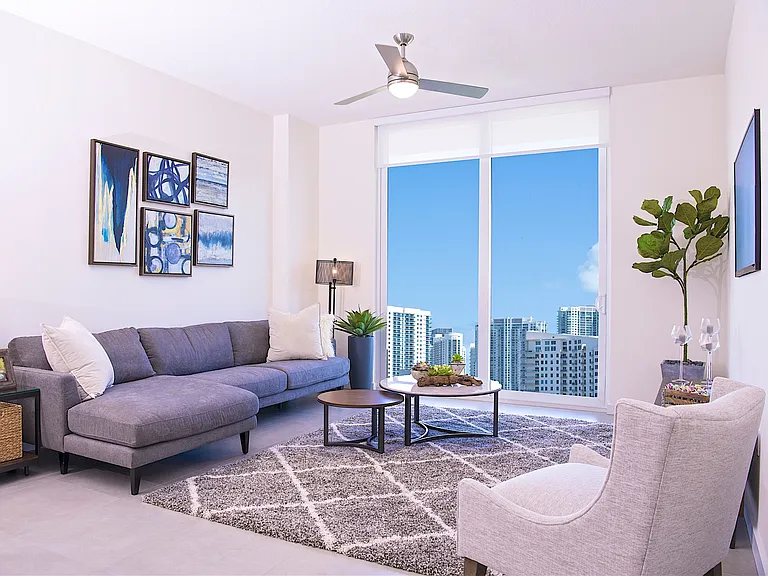 1 Bedroom Model Unit | Spacious Living Room