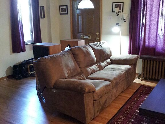 Living room from back corner