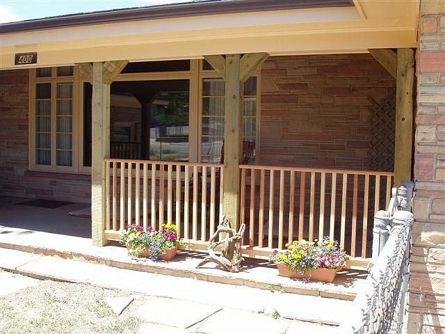 Warm, welcoming entry.