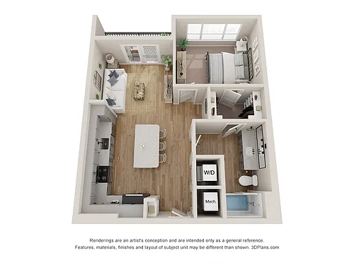 Floor plan A1B