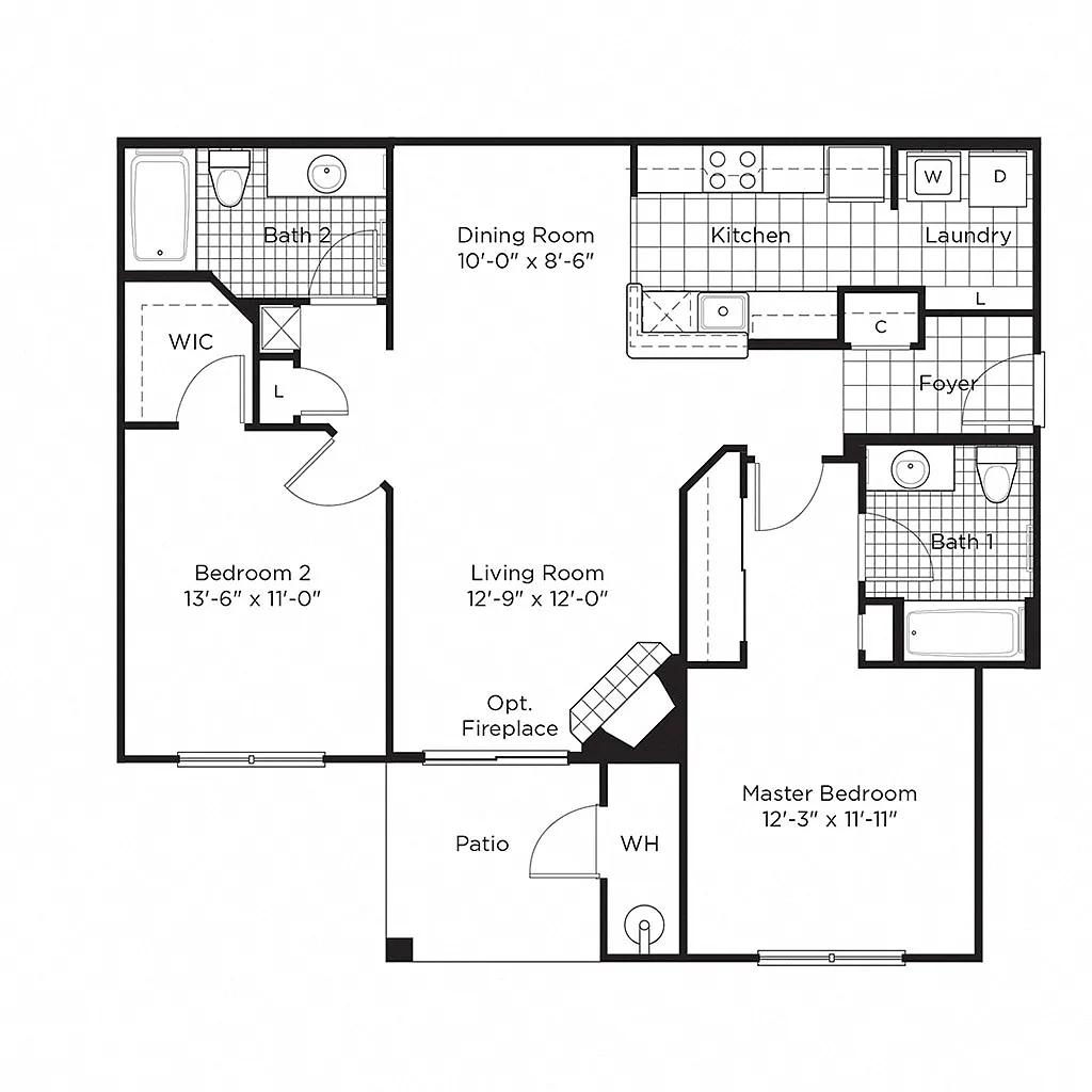 Floor plan B2A-HC